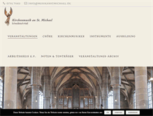 Tablet Screenshot of musikanstmichael.de